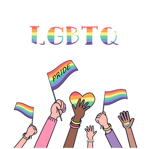happy pride month vector art png happy pride month lbgtq concept pride month with rainbow flag