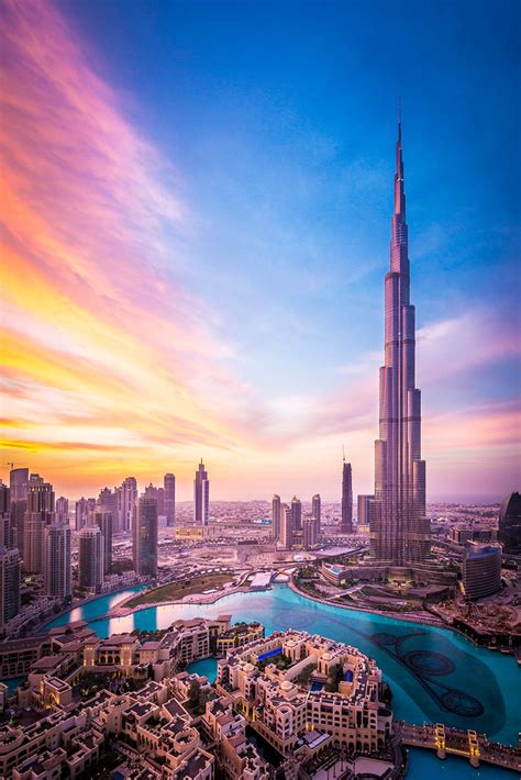 Burj Khalifa Sunset A Photo On Flickriver
