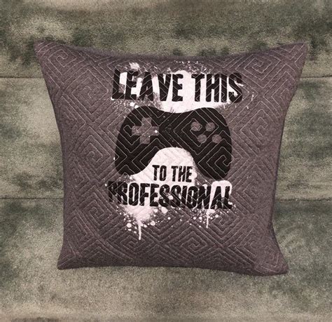 Video Game Controller Gamer Decor Pillow Cover Is Quilted With Etsy