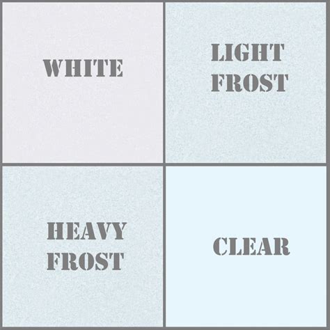 European Made Gel Diffusion Sheets White Clear Frost 48 X 21