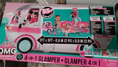 Lol Surprise Omg 2 In 1 Glamper Playset Rv Camper Van House Only Mga