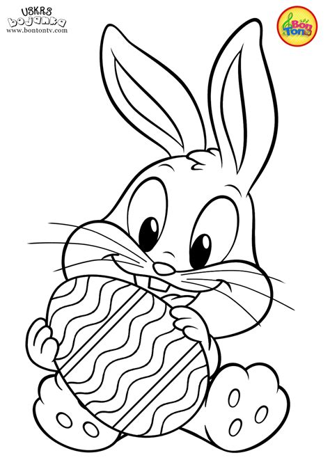 Easter Free Printable Coloring Pages Preschool