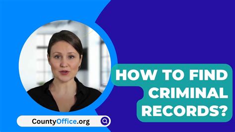 How To Find Criminal Records Youtube