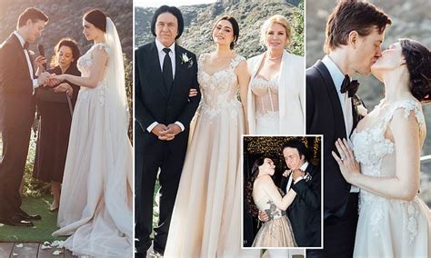 Gene Simmons Daughter Sophie Simmons 30 Looks Gorgeous In Photos From Wedding To James
