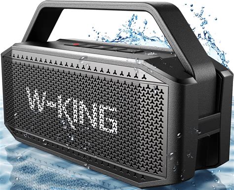 W King Portable Loud Bluetooth Speakers With Subwoofer 60w80w Peak