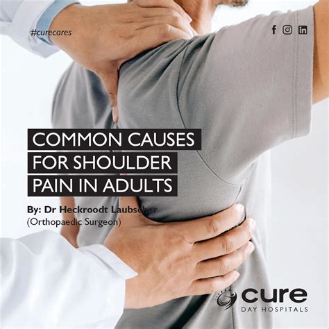Common Causes For Shoulder Pain In Adults Cure Day Hospitals