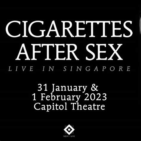 1 Cigarettes After Sex Ticket Seating Tickets And Vouchers Event Tickets On Carousell