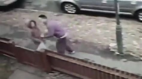 CCTV Captures Moment Thug Robs Defenseless Year Old Girl SWNS