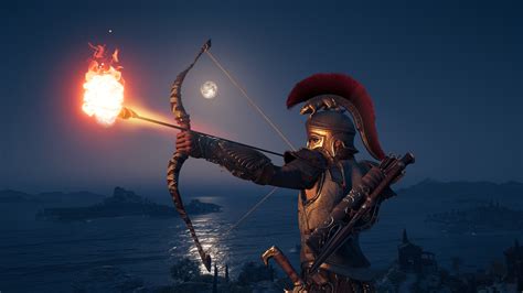 4k Assassins Creed Odyssey Bow And Arrow Hd Games 4k Wallpapers