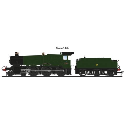 Acc2501 7801 Accurascale Oo Gauge 7800 Manor Class Steam Locomotive In