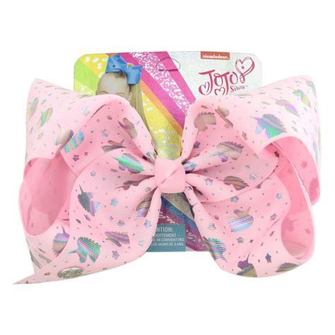 8 Inches Printed Grosgrain Ribbon Jojo Siwa Bows