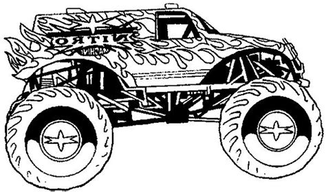 Dibujo De Monster Energy Monster Truck Para Colorear Dibujos Para