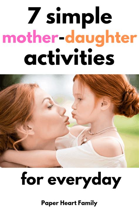 Mother Daughter Bonding Activities That Can Be Done At Any Age To Grow Closer Make These Simply
