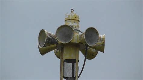 Federal Signal Stl 10 Siren Test Alert Ashland Ohio Youtube