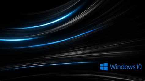 Windows 10 Wallpaper Hd 3d For Desktop With Abstract Black Background Hd Wallpapers