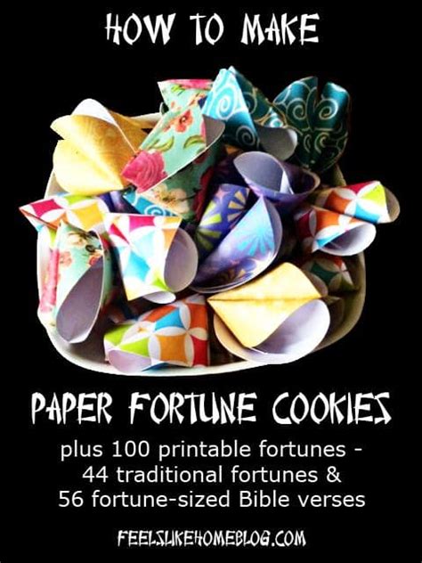 Paper Fortune Cookie Tutorial Feels Like Home™