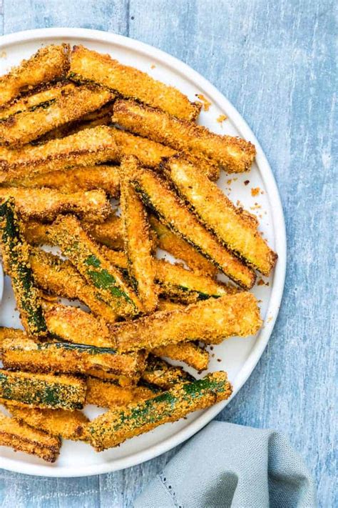 zucchini fries fryer air baked keto recipes carb low gluten baking