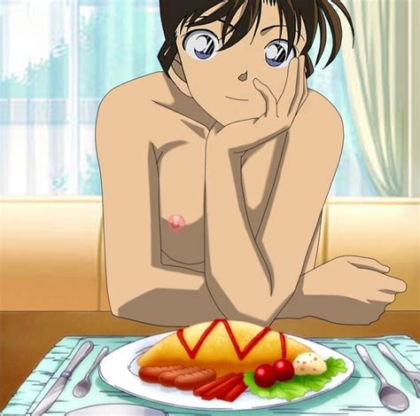 Rule 34 Breasts Casual Nudity Detective Conan Female Female Only Food