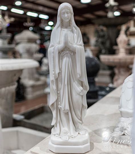 Sacred Heart Of Mary Statue In Marble Statue Of The Virgin Mary Hand