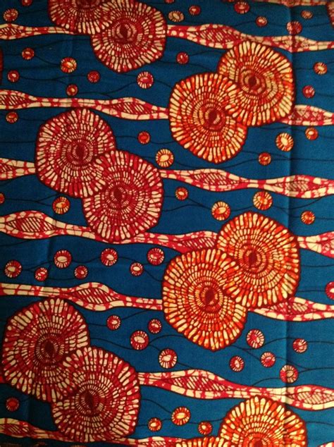 West African Wax Print Ankara Fabric 6 Yds
