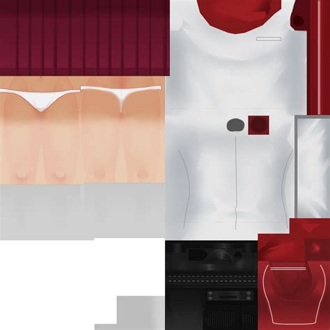 Uniform Red Texture Yandere Simulator By Akumimii On Deviantart