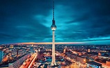 cityscape, Lights, Tower, Berlin, Clouds, Night, Germany Wallpapers HD ...