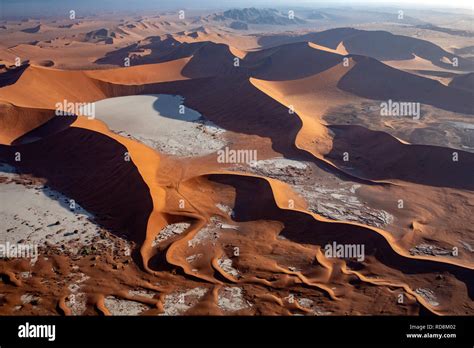 Aerial View Of Deadvlei Namib Naukluft National Park Namibia Africa