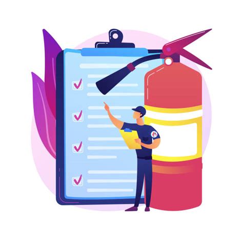 130 Fire Extinguisher Inspection Illustrations Royalty Free Vector Graphics And Clip Art Istock