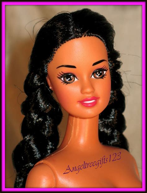 ♥ Barbie With Gorgeous ♥ Long Black Braids Teresa Face Sculpt ♥ Ebay Black Braids Barbie