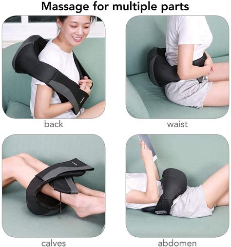 Shiatsu Back Massager Neck And Shoulder Massagers With Deep Kneading