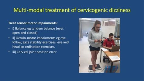 Cervicogenic Dizziness Identification And Treatment