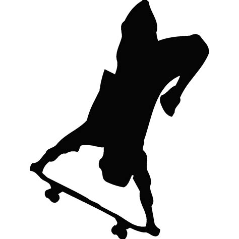 Skateboarding Extreme Sport Ice Skating Skater Silhouette Png