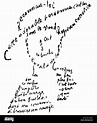 Guillaume Apollinaire - Calligramme - Poème du 9 Février 1915 - bereits ...