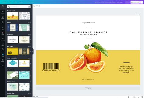 Free Online Label Maker Design A Custom Label Canva