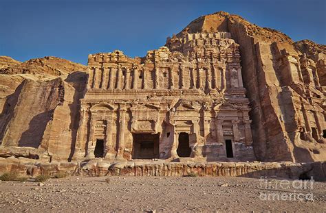 Palace Tombin Nabataean Ancient Town Petra Photograph By Juergen Ritterbach