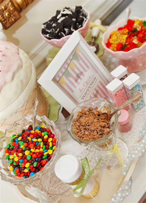 A Little Loveliness Ice Cream Party Buffet