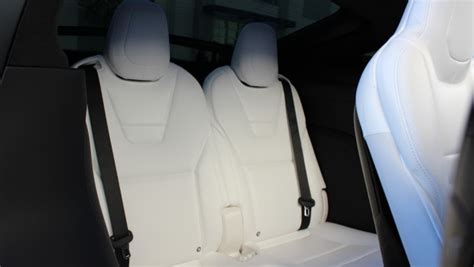 White Vegan Leather Seats For Your Tesla With Children Watch This