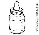 Baby Fles Kleurplaat Baby Bottle Coloring Page Bjl Digis The Best