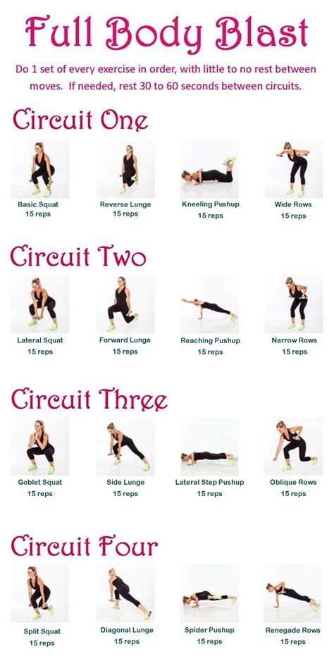 Best Yoga Moves For Beginners Full Body Circuit Workout Circuit Workout Full Body Blast