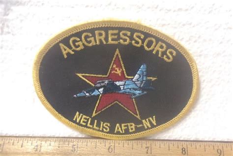 Us Air Force Aggressors Nellis Afb Nv Embroidered Patch