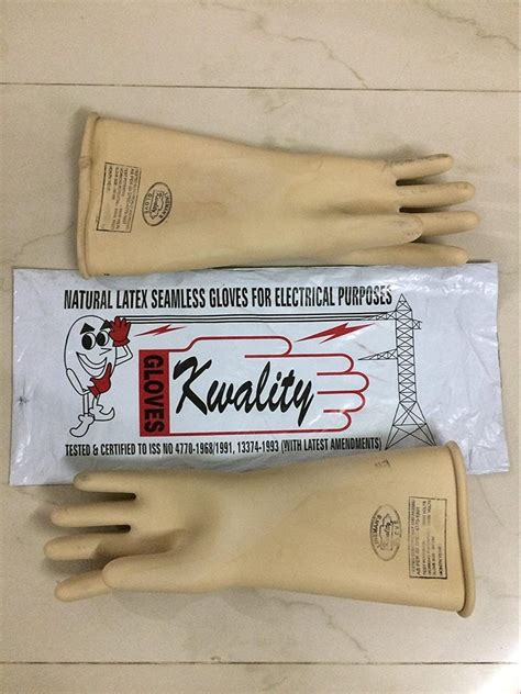 Rubber Off White Electrical Kv Hand Safety Gloves At Rs Pair In New Delhi