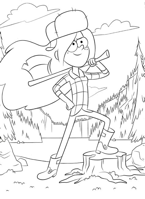 New Super Cool Graviry Falls Coloring Pages