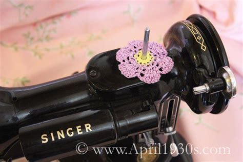 Spool Pin Doily Vintage Sewing Machines Sewing Machine Cover Spool