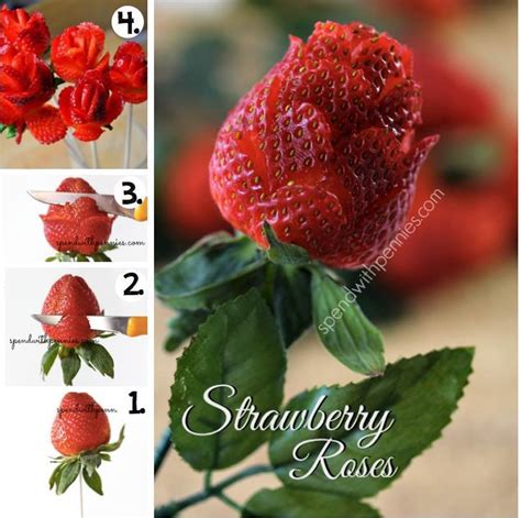 Cute Diy Projects — How To Make Strawberry Roses Follow Us On