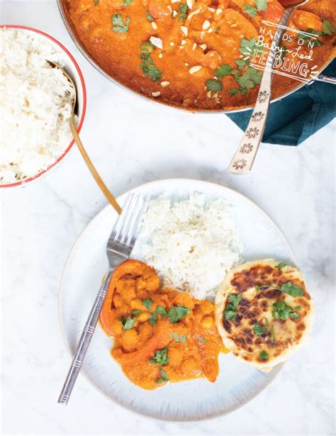 All babies are curious about their surroundings and, from around five months of age, they're beginning to pick things up and take them to their mouths. Healthy Chicken Tikka Masala for Baby Led Weaning | Opskrift