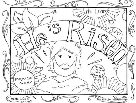 15 Easter Coloring Pages Religious Free Printables For Kids