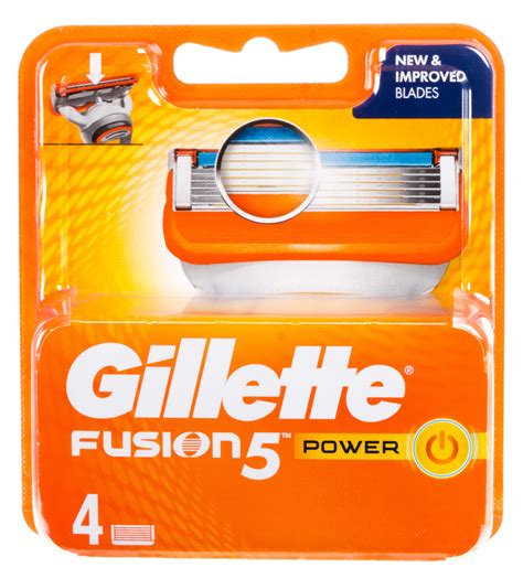 gillette fusion5 power razor blade refills 4 pack golly gosh