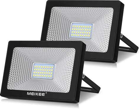 Meikee Led Floodlight Outdoor 2 Pack 30w Led Security Light Ip66