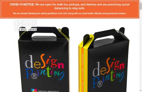 Best Printing Website Design Examples Fireart
