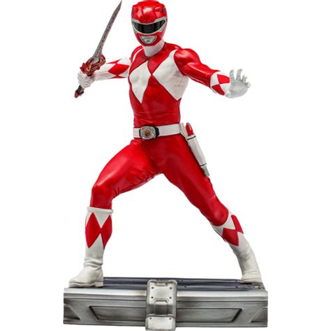 Mighty Morphin Power Rangers Red Ranger 1 10th Scale Statue By Iron